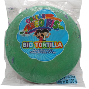 OBLEAS ARCOIRIS BIG TORTILLA